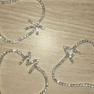 Silver Diamond bracelet/anklet